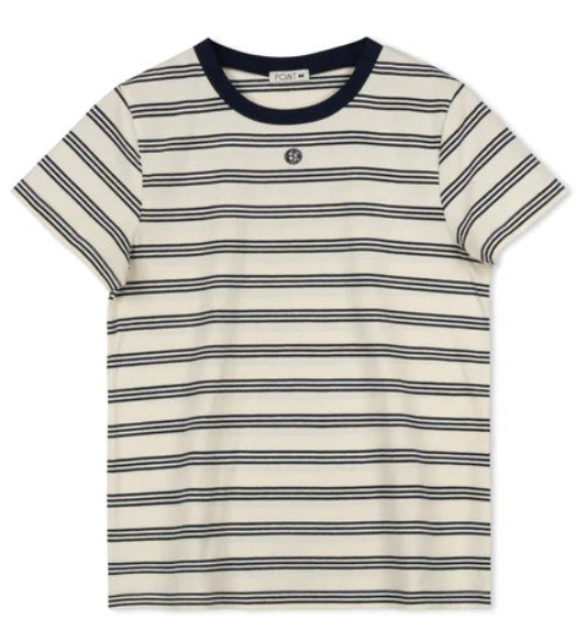 POINT STRIPE SHORT SLEEVE TEE