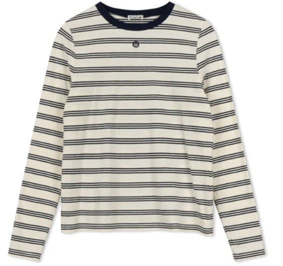 POINT STRIPE LOGO CREW