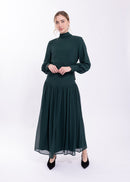 SOIE TIE BACK BLOUSE