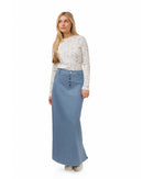 LA SIMONA VINTAGE PRINTED RIBBED TEE