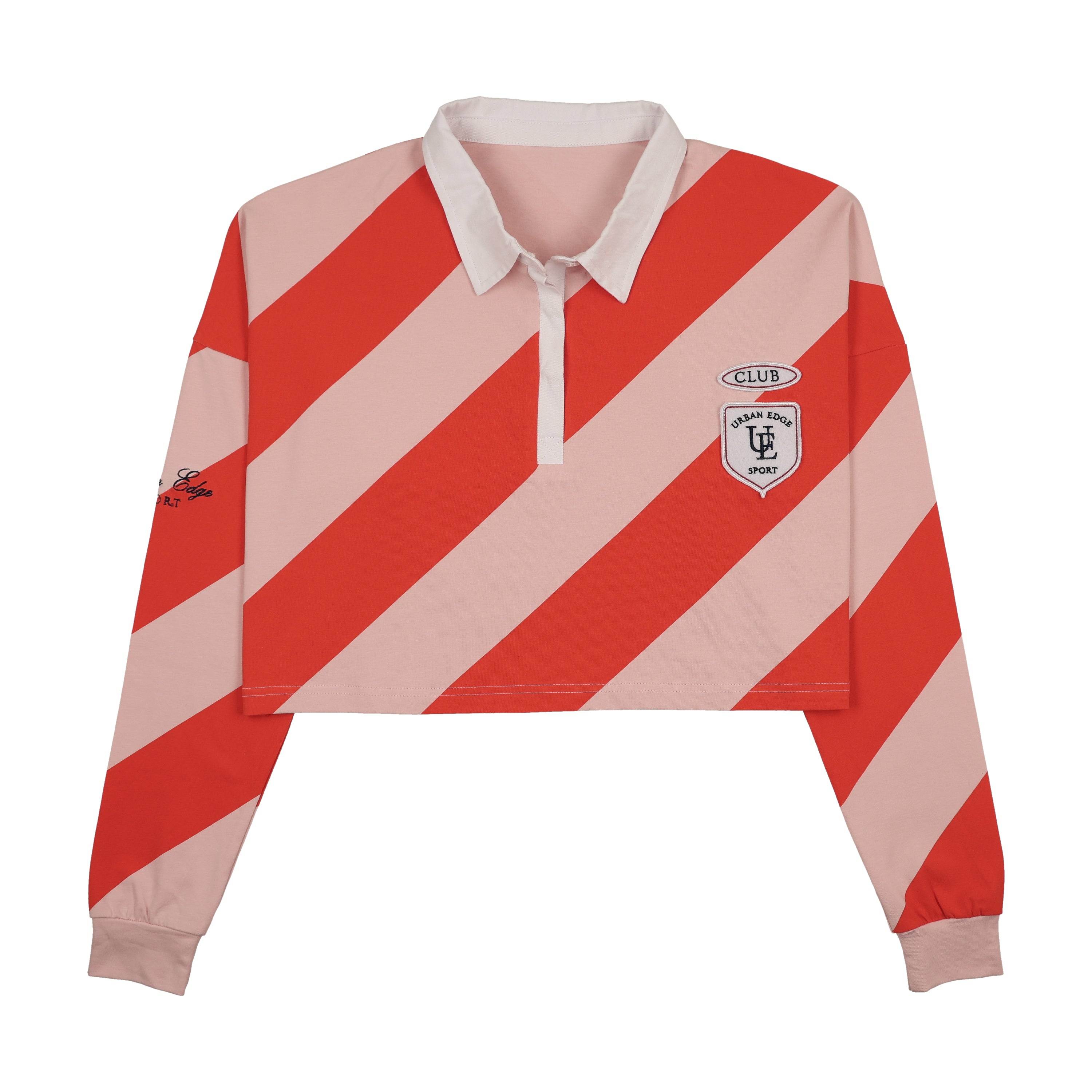 URBAN EDGE STRIPED RUGBY TEE