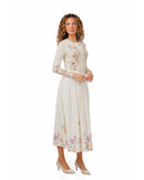 HARPER FLORAL BOX PLEAT SKIRT